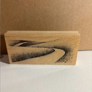 Stampscapes Rubber Stamp Curvilinear Road 1996